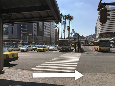 JR徳島駅からの道順2イメージ