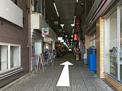JR徳島駅からの道順4イメージ