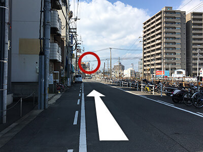 JR徳島駅からの道順8イメージ